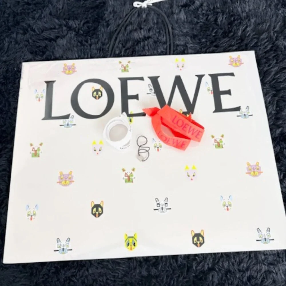 Loewe L. Wain Futurist Cat Limited Edition Holiday 2025 Shopping Bag Bundle